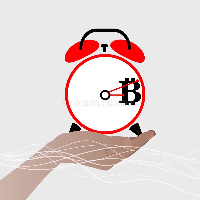 Concept d'échange de Bitcoins illustration libre de droits Concept d'échange de Bitcoins illustration libre de droits