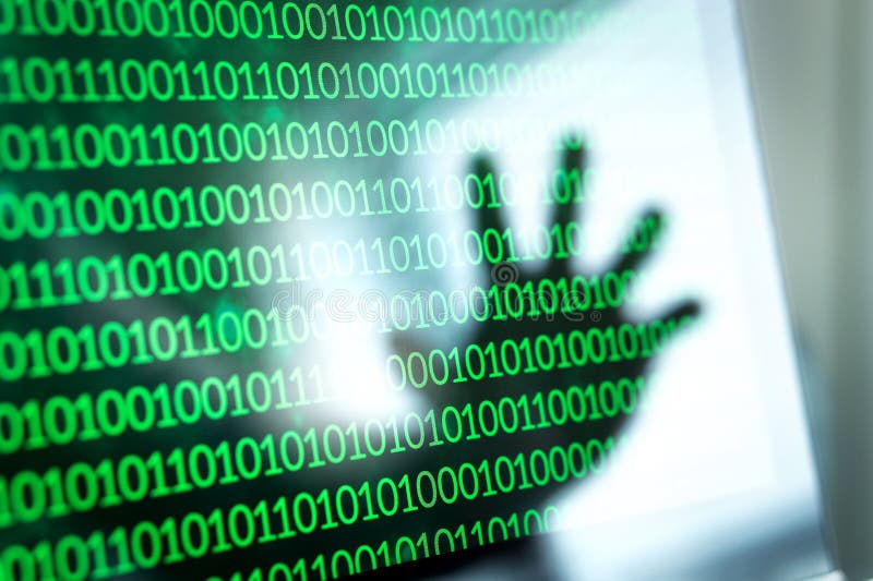 Concept de amenințare la adresa securității informatice și de atac. royalty free stock photo