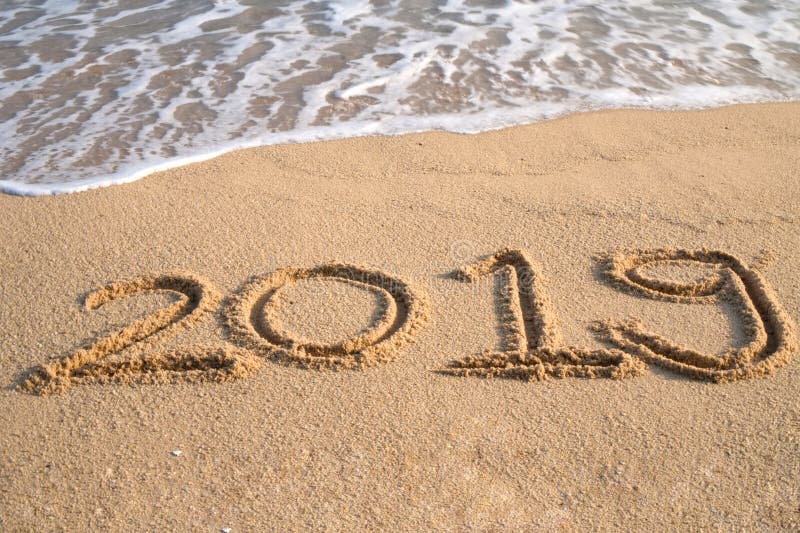 Concept 2019 de bonne année photographie stock libre de droits Concept 2019 de bonne année photographie stock libre de droits
