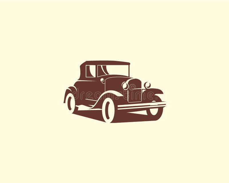 Concept de construction de vecteur de voiture de silhouette, vieille voiture, calibre classique de logo de voiture illustration de vecteur Concept de construction de vecteur de voiture de silhouette, vieille voiture, calibre classique de logo de voiture illustration de vecteur