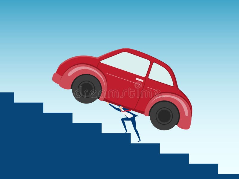 Concept de dette illustration libre de droits Concept de dette illustration libre de droits