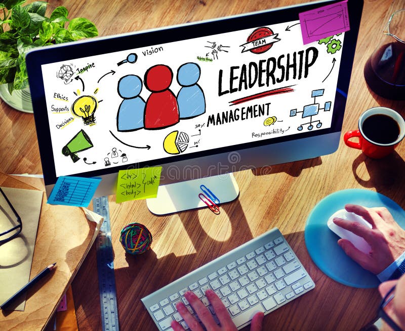 Concept de gestionare a conducerii întreprinderilor în domeniul comunicațiilor digitale royalty free stock photo