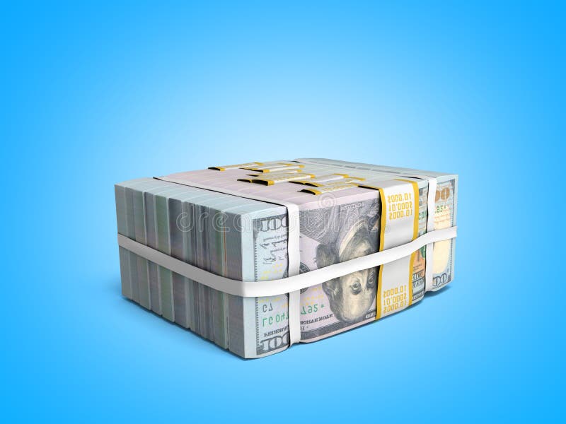 concept de Grote Stapel van gelddeposite van het Contante geld van dollarrekeningen met BO stock illustratie concept de Grote Stapel van gelddeposite van het Contante geld van dollarrekeningen met BO stock illustratie