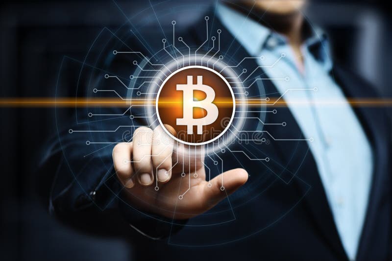Concept de internet pentru monedă digitală bitcoin cryptocurrency digital bit bit bitcoin btc stock images