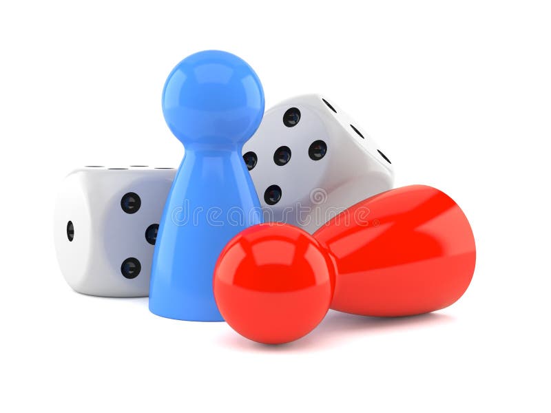 Concept de jeu de société illustration stock Concept de jeu de société illustration stock