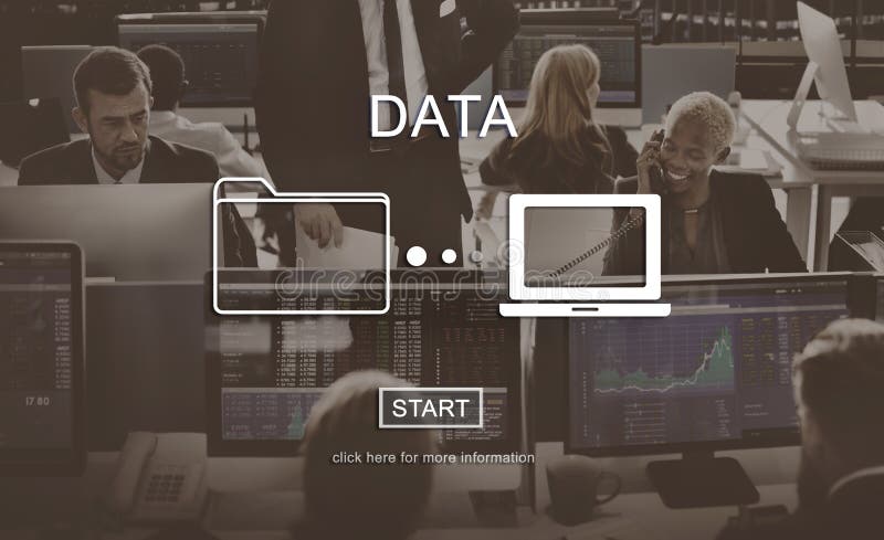 Concept de l'information système d'analyse de base de données de données images stock Concept de l'information système d'analyse de base de données de données images stock
