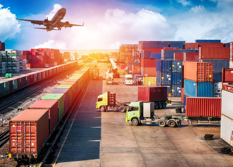 Concept de logistique d'affaires photo stock Concept de logistique d'affaires photo stock