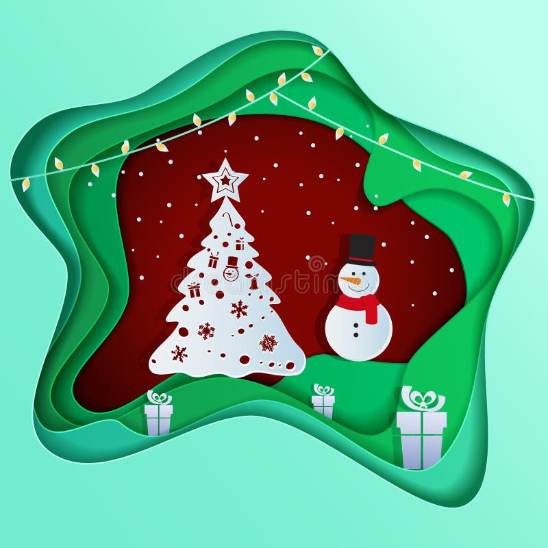 Auihiay Décoration de Sapin de Noël Bonhomme de Neige et Jupe de Sapin de Noël avec Flocon de Neige