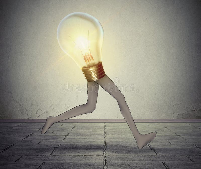 Concept de pensée rapide d'affaires d'énergie créative illustration stock Concept de pensée rapide d'affaires d'énergie créative illustration stock