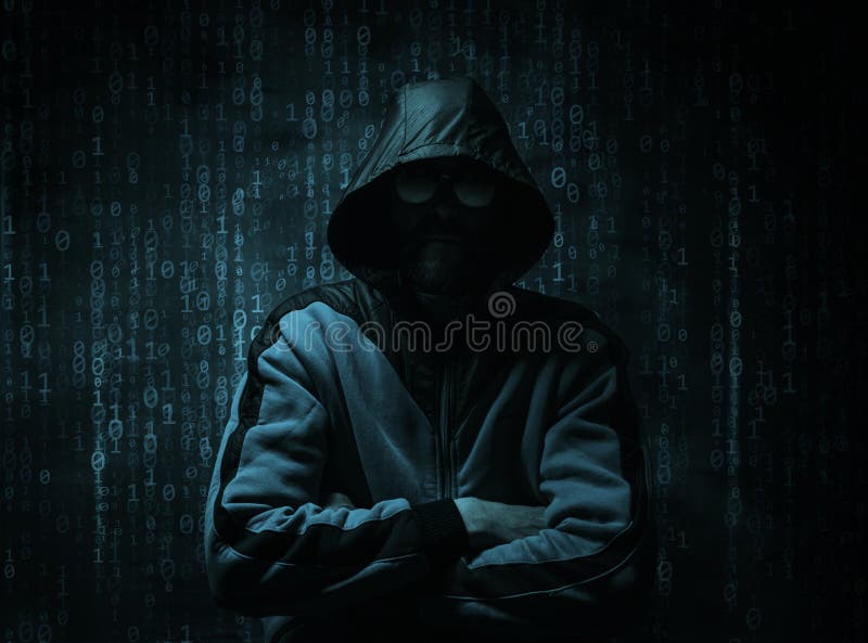 Concept de pirate informatique de Cyber images libres de droits Concept de pirate informatique de Cyber images libres de droits