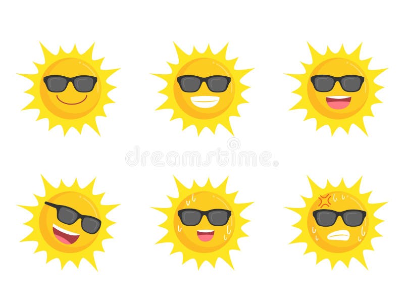 Concept de port d'été d'ensemble de signe d'icône de collection en verre de yeux de Sun