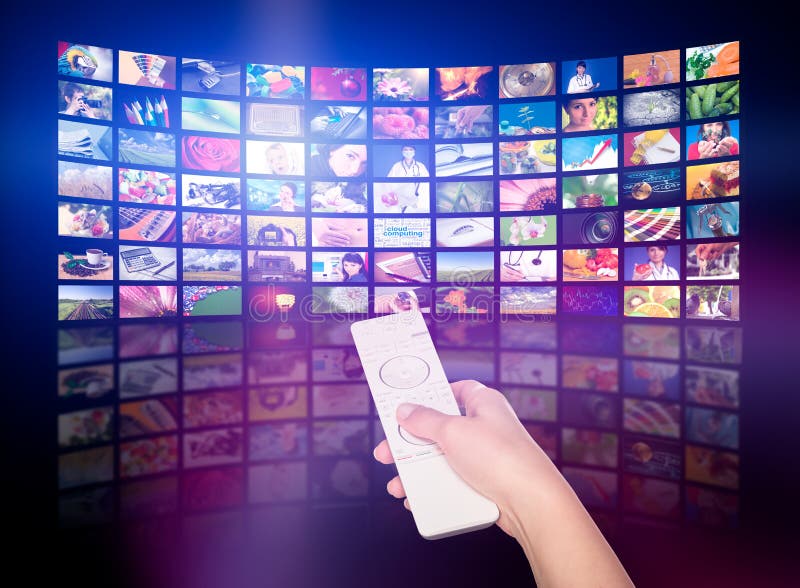 Concept de production de télévision Panneaux de film de TV images stock Concept de production de télévision Panneaux de film de TV images stock