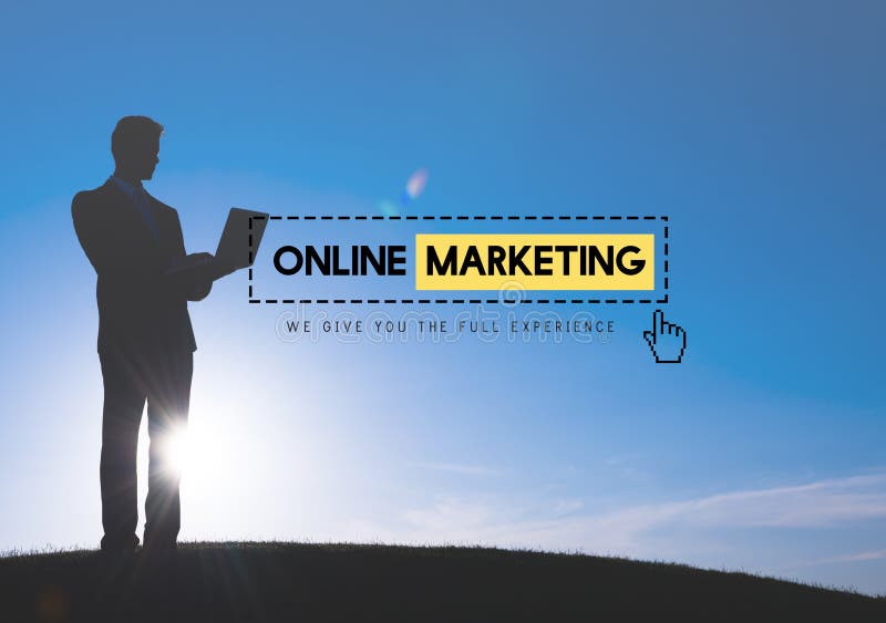 Concept de promotion de cible de stratégie de publicité de marketing en ligne image stock Concept de promotion de cible de stratégie de publicité de marketing en ligne image stock