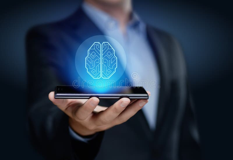 Concept de rețea internet pentru învățare prin inteligență artificială digitală a inteligenței digitale stock photos