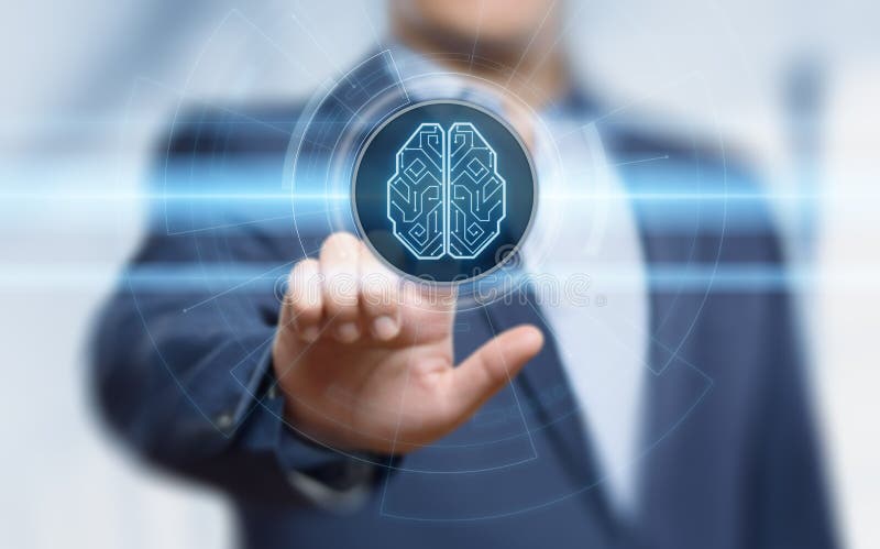 Concept de rețea internet pentru învățare prin inteligență artificială digitală a inteligenței digitale royalty free stock photo