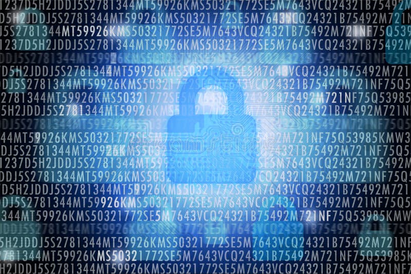 Concept de securitate informatică royalty free stock images