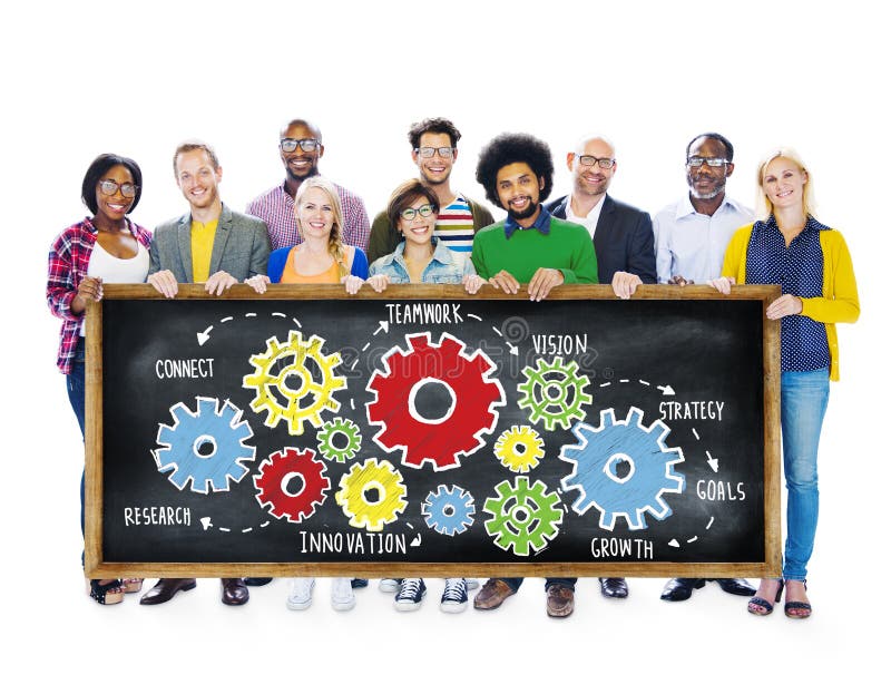 Concept de soutien aux entreprises de Team Teamwork Goals Strategy Vision image stock Concept de soutien aux entreprises de Team Teamwork Goals Strategy Vision image stock