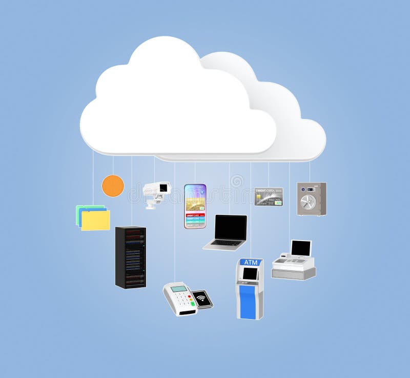 Concept de technologie de Fintech image stock Concept de technologie de Fintech image stock