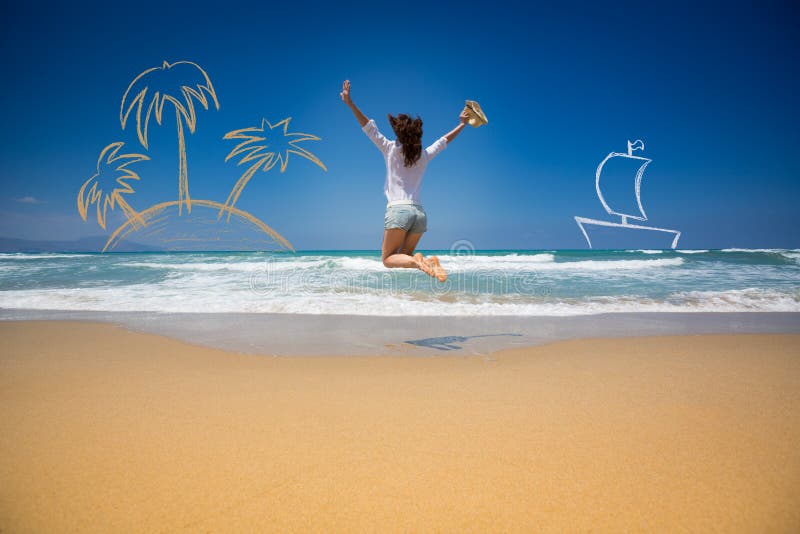 Concept de vacances d'été photographie stock Concept de vacances d'été photographie stock