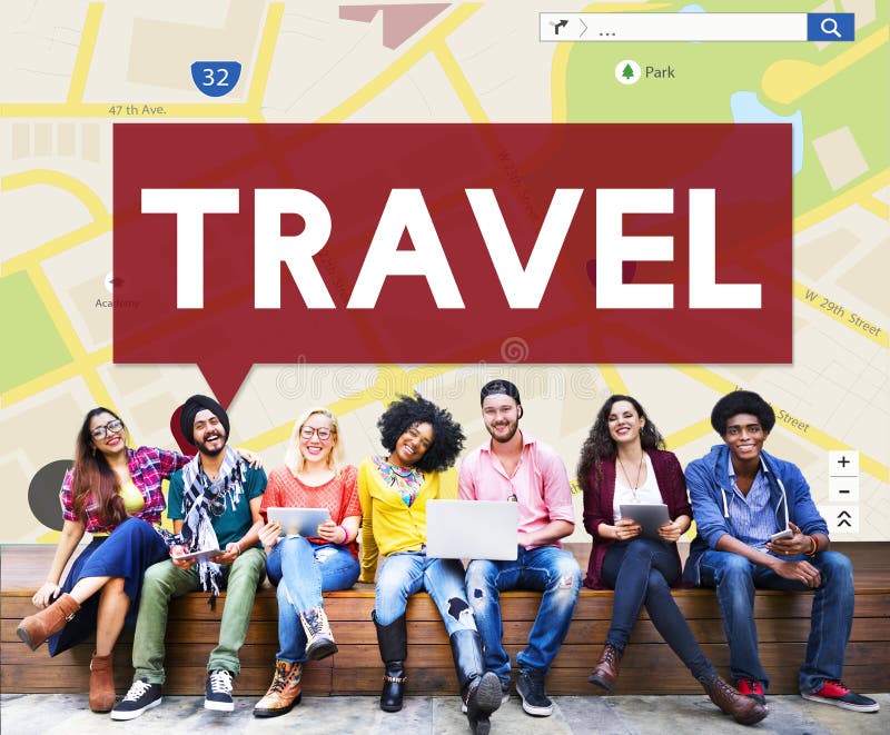 Concept de voyage de vacances de voyage de destination de voyage images stock