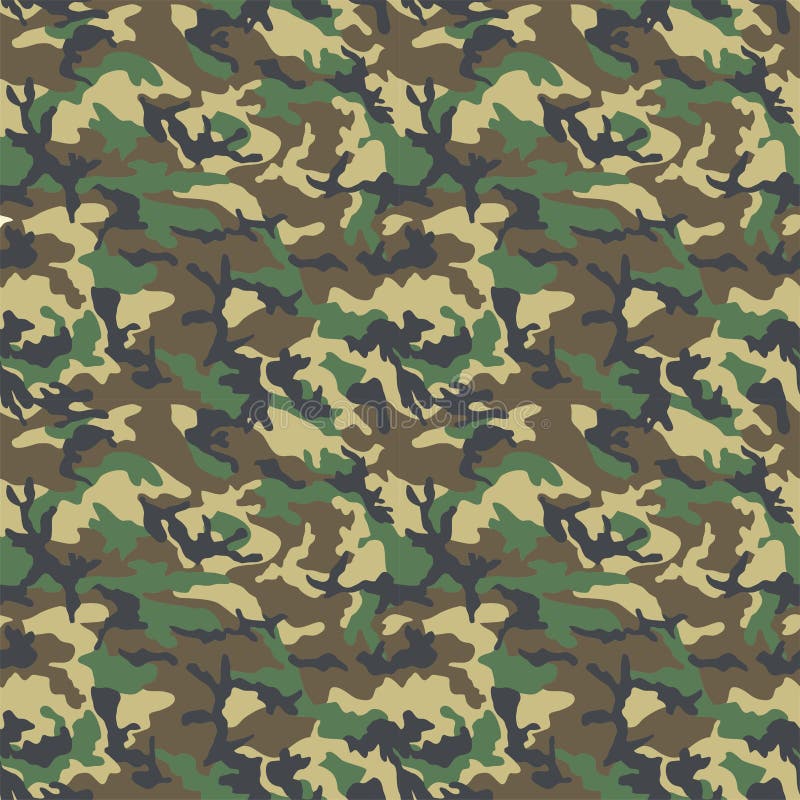 Woodland Camo Template