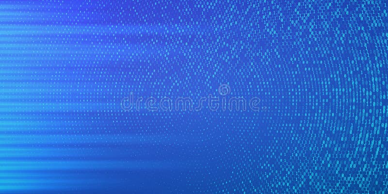 Concept digital data technology. Spațiu cibernetic futurist albastru. Ilustrație vectorială stock illustration