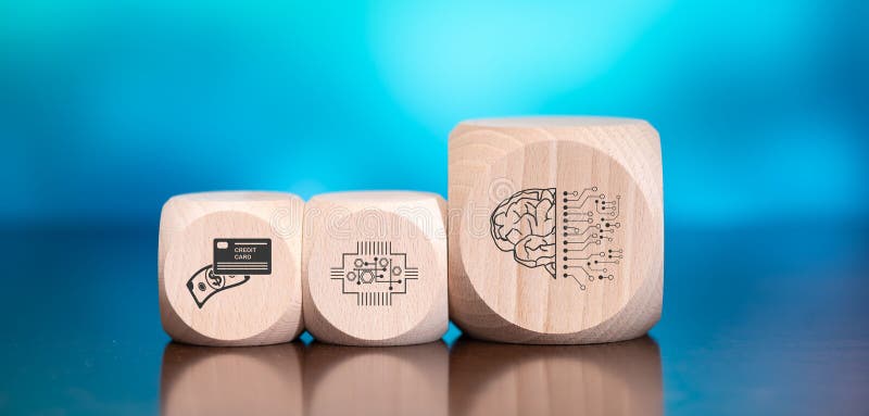 Concept of digital disruption royalty free stock image