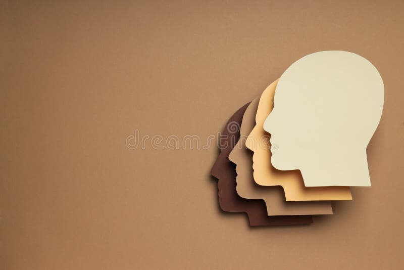 Concept of Diversity, Inclusion and Equality, space for text royalty free stock images