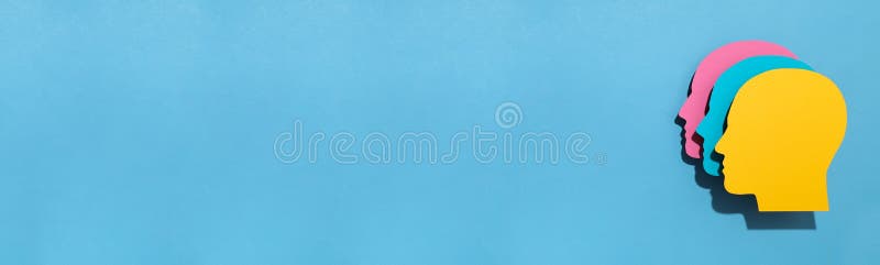 Concept of Diversity, Inclusion and Equality, space for text stock photography