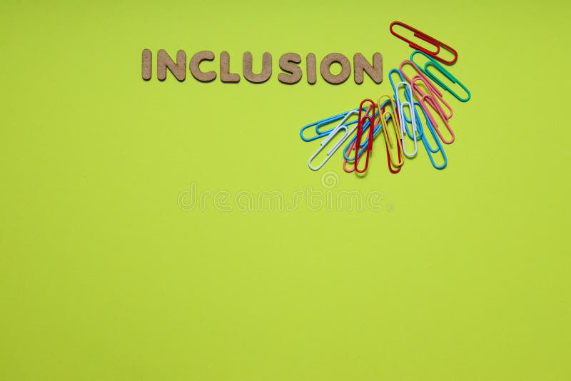Concept of Diversity, Inclusion and Equality, space for text stock images