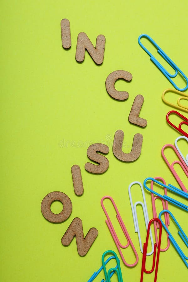 Concept of Diversity, Inclusion and Equality, space for text stock photo