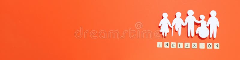 Concept of Diversity, Inclusion and Equality, space for text royalty free stock images