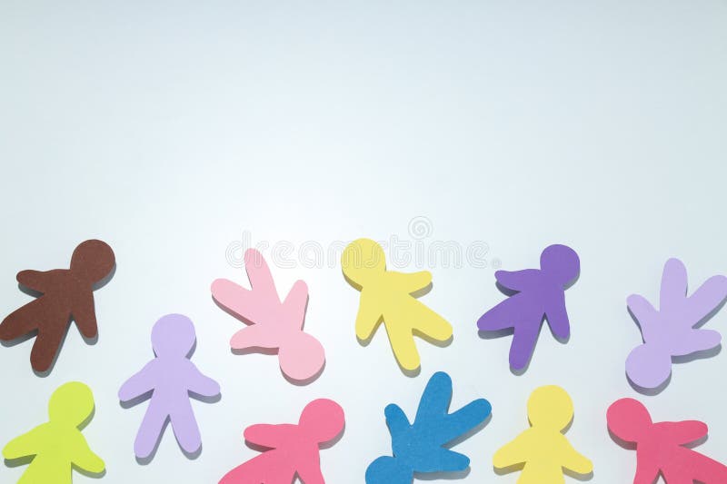 Concept of Diversity, Inclusion and Equality, space for text royalty free stock photography