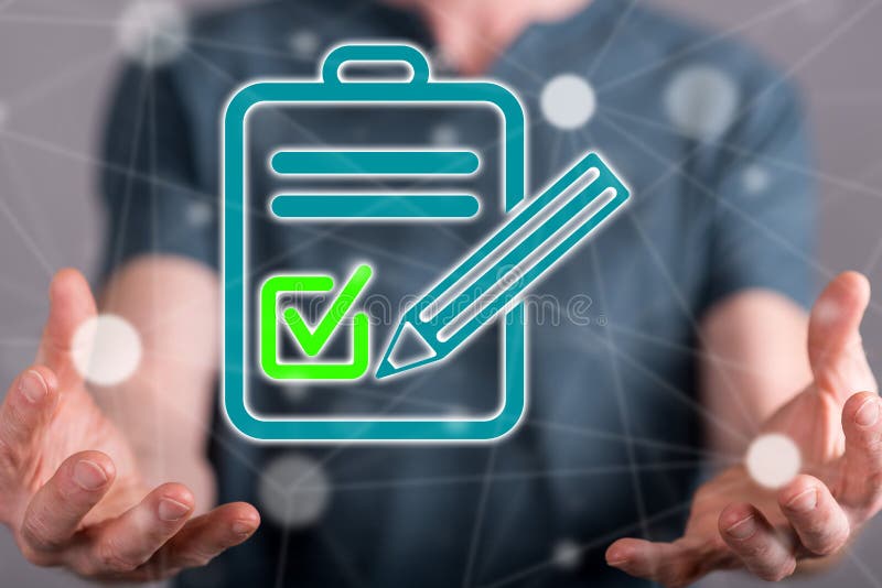 Concept of document validation royalty free stock photo