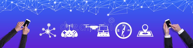 Concept of drone royalty free stock photo