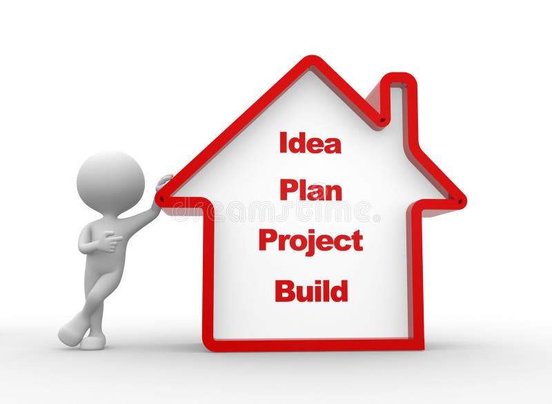 Concept du projet illustration stock. Illustration du architecte  37414700