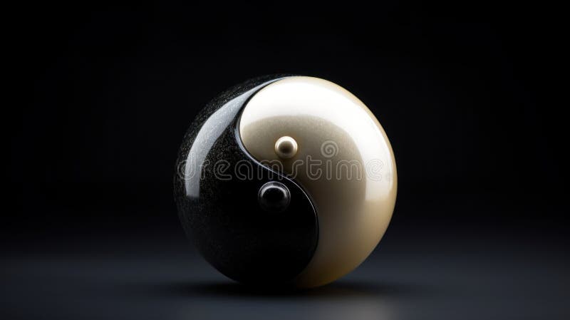 Concept du yin et du yang. concept yoga. yin et yang. concept oriental. illustration stock