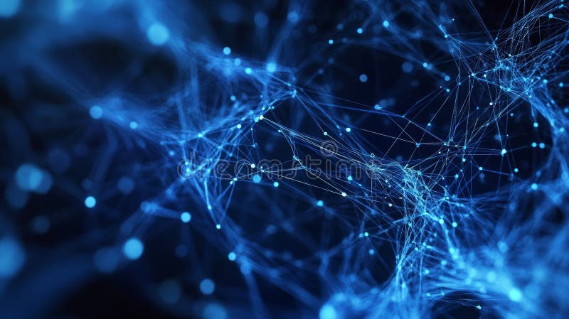 A concept of financial business technology in a 3D rendering, featuring a hologram with a document, graph, chart, report royalty free illustration