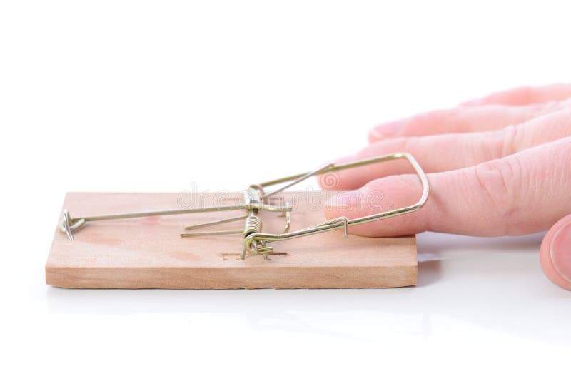 Mouse trap stock image. Image of punishment, hand, cookie 30022621