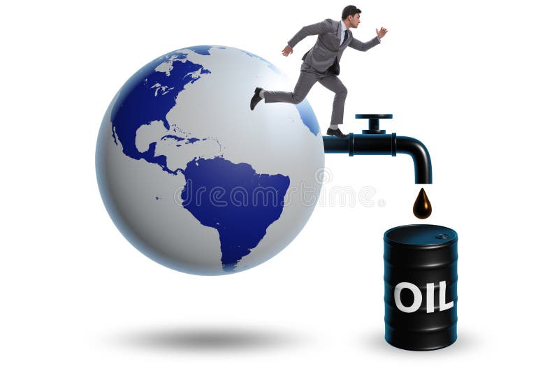 Concept of Global Oil Business Stock Photo Image of world, barrel