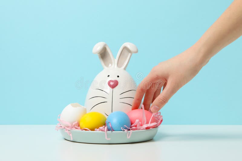 Concept ' happy easter ' - feestdagen royalty-vrije stock afbeelding