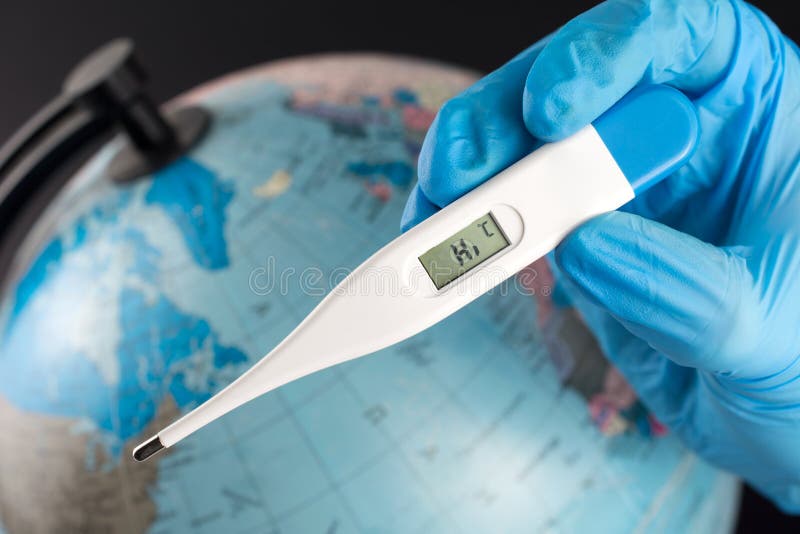 Concept het globale verwarmen en klimaatverandering stock foto Concept het globale verwarmen en klimaatverandering stock foto