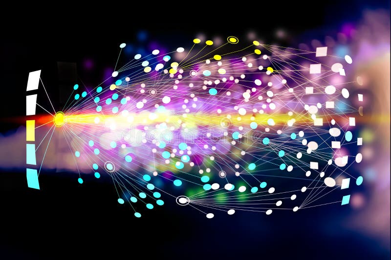 Concept of high availability microservices and transactional data flow architecture, granular view of synchronous and asynchronous vector illustration
