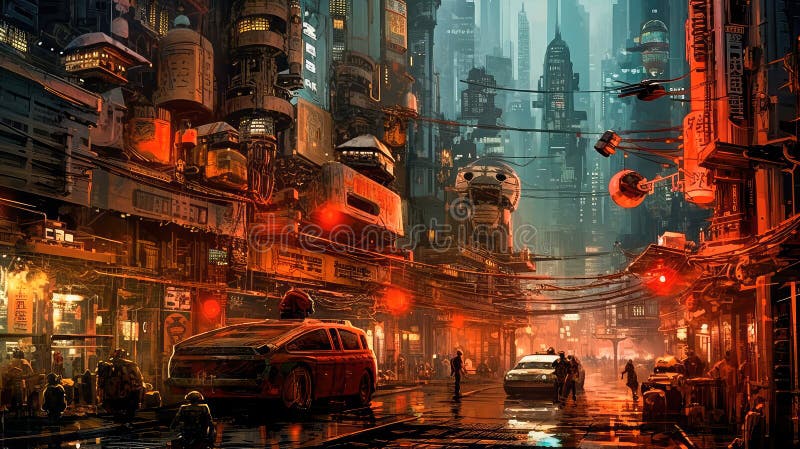 Futuristic Cyberpunk City, digital art, cyberpunk, futuristic, city, HD  wallpaper