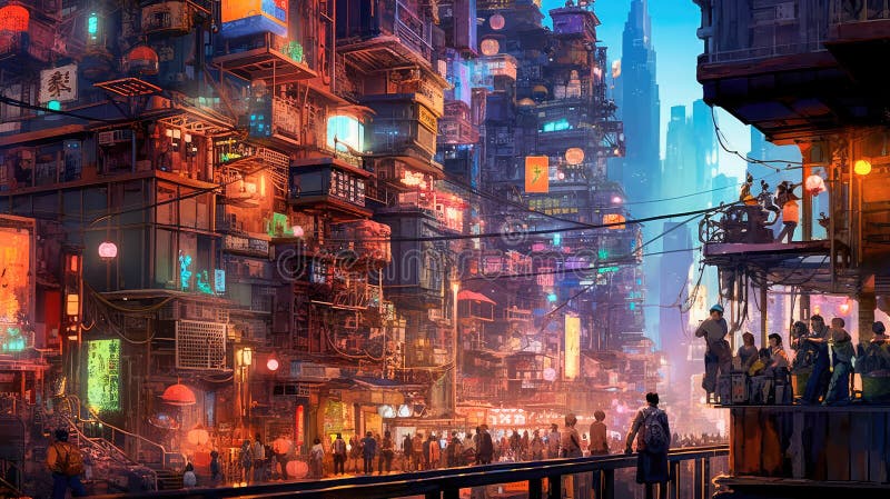 6+ Thousand Cyberpunk City Sci Fi Royalty-Free Images, Stock