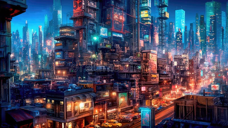 6+ Thousand Cyberpunk City Sci Fi Royalty-Free Images, Stock