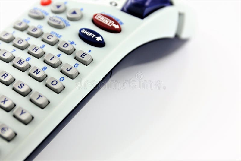An concept Image of Hand Label maker with copy space royalty free stock photos An concept Image of Hand Label maker with copy space royalty free stock photos