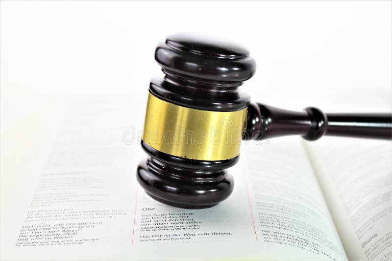 An Concept Image of a Judge Hammer, Justice, Law Stock Image Image of