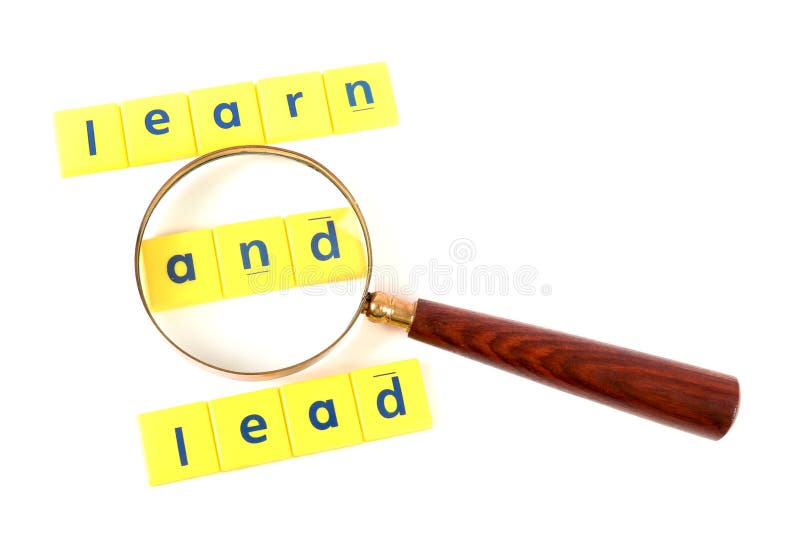 Learn and lead stock photos Learn and lead stock photos