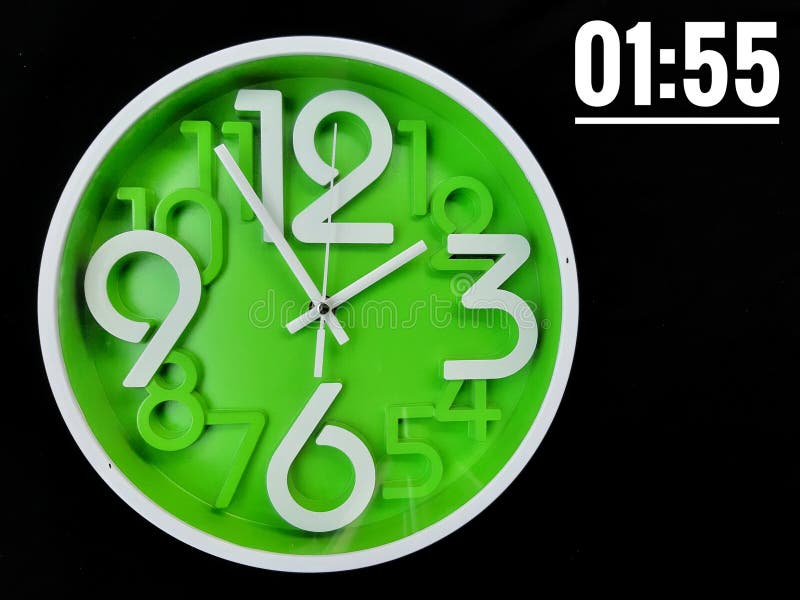 One Oclock Digital Stock Illustrations 9 One Oclock Digital Stock